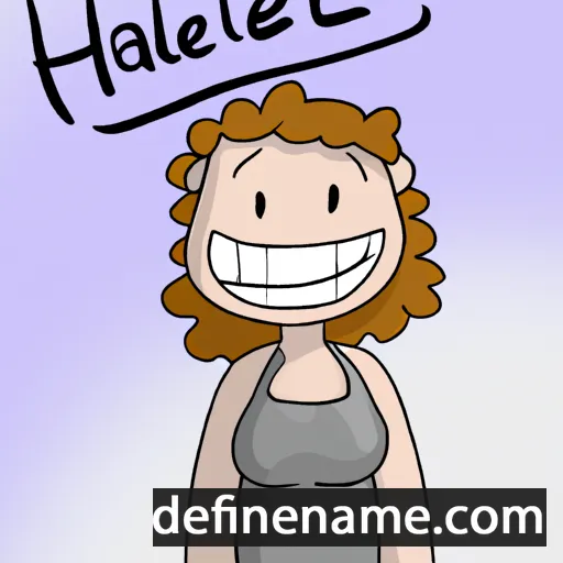 cartoon of the name Halene