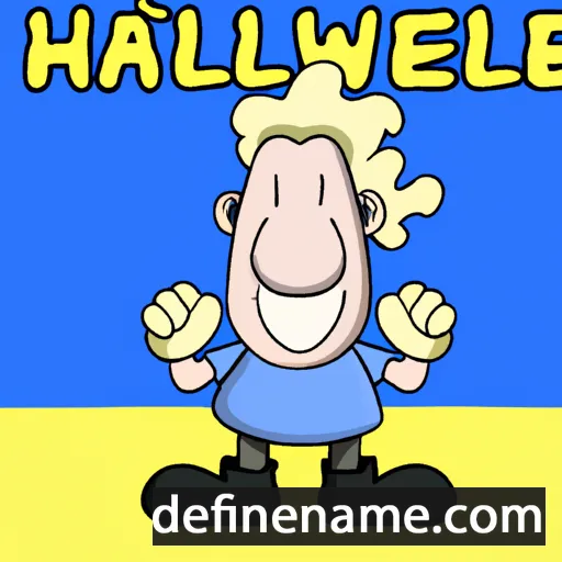 cartoon of the name Halewijn