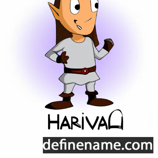 cartoon of the name Halfvar