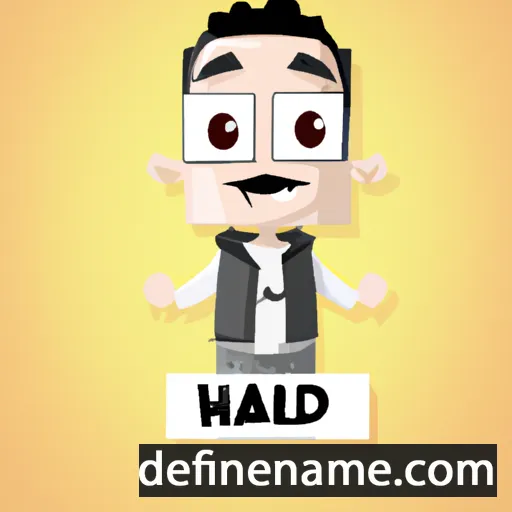 cartoon of the name Halid