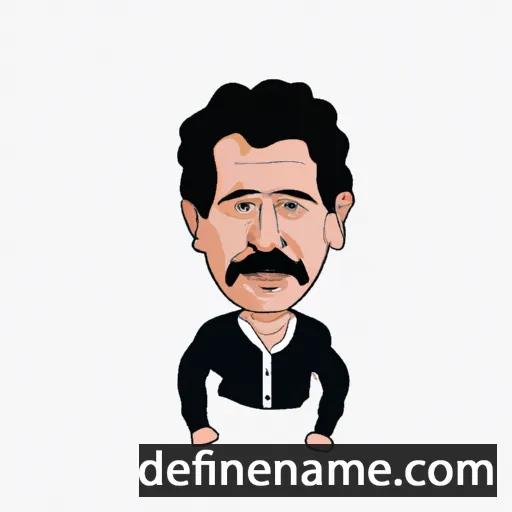 cartoon of the name Halil İbrahim