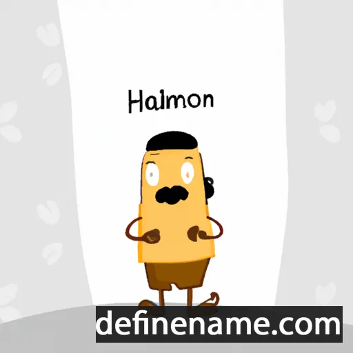 cartoon of the name Halimon