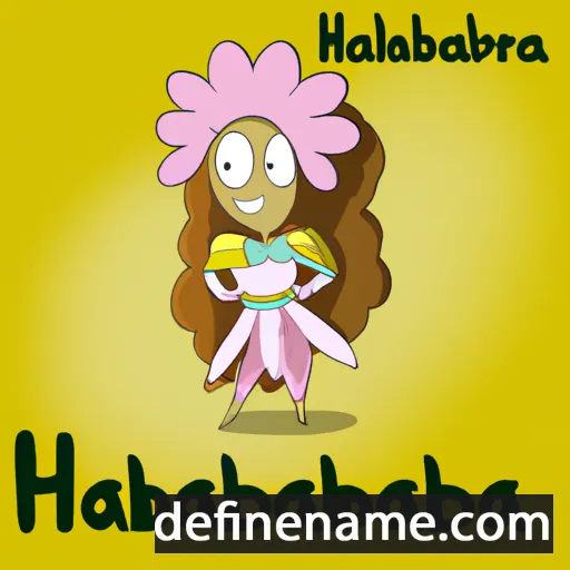 cartoon of the name Hallabera