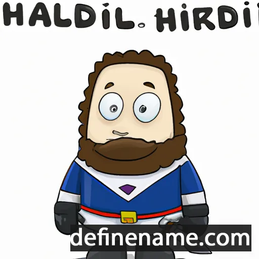 Hallfríðr cartoon