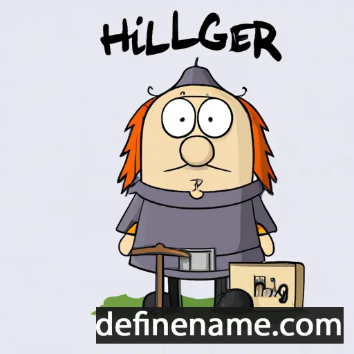 cartoon of the name Hallgerðr