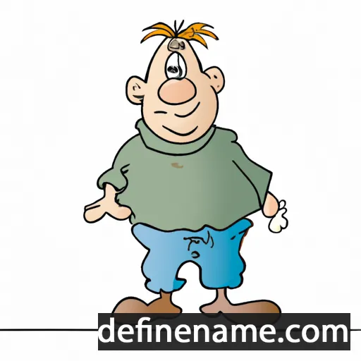 cartoon of the name Hallmar