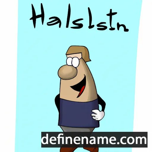 Hallstæinn cartoon