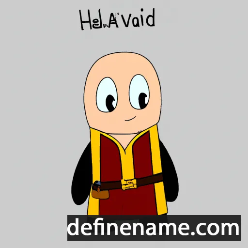 Hallvarður cartoon