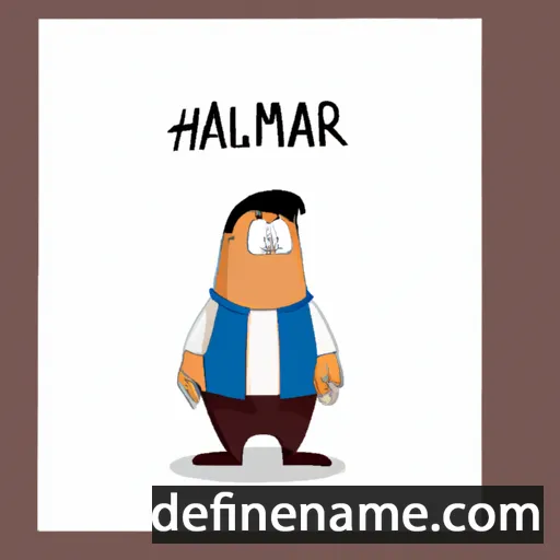 cartoon of the name Halmar