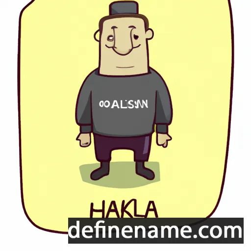 cartoon of the name Halszka