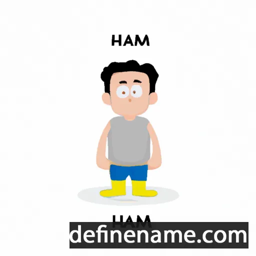 cartoon of the name Hamal