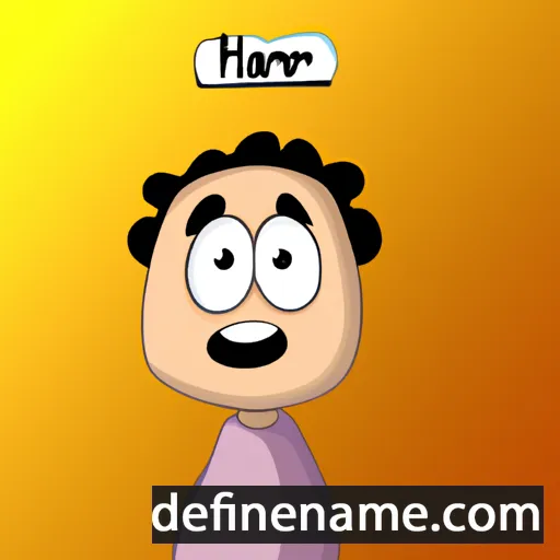 cartoon of the name Hamari