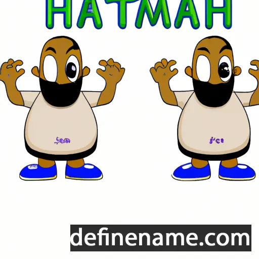 cartoon of the name Hamath