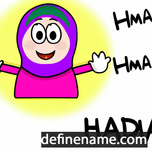 Hamda cartoon