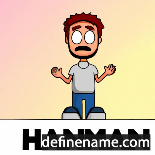 cartoon of the name Hamdan