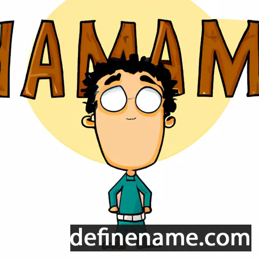 cartoon of the name Hamdun