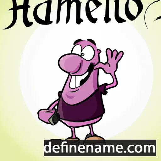 cartoon of the name Hamelot