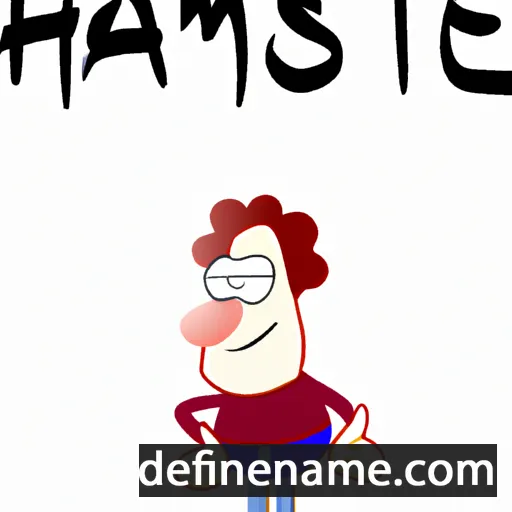 cartoon of the name Hamest