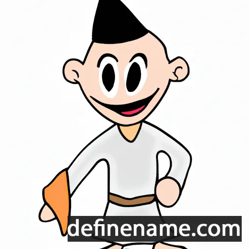 cartoon of the name Hamidul