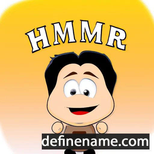 cartoon of the name Hamir