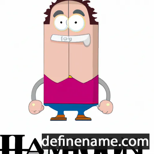 cartoon of the name Hammon