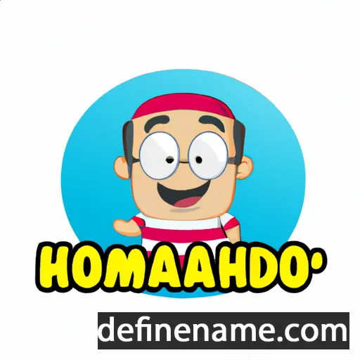 cartoon of the name Hammouda