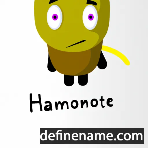 cartoon of the name Hamonet