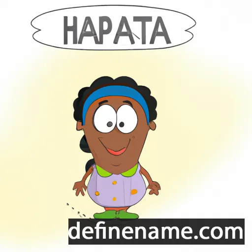 cartoon of the name Hampeita