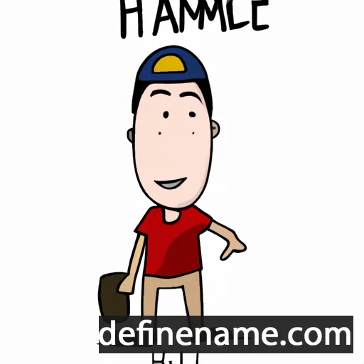 cartoon of the name Hamuel