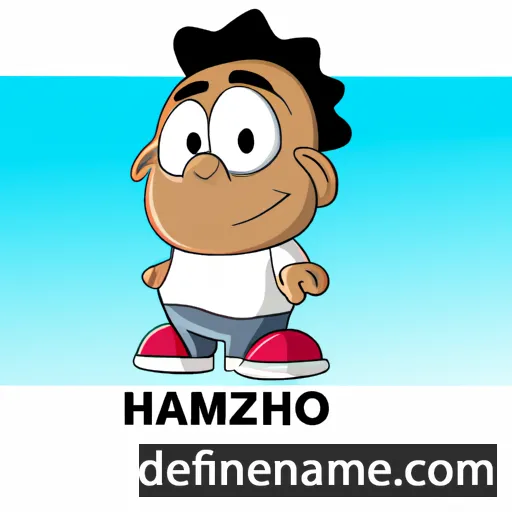 cartoon of the name Hamzo