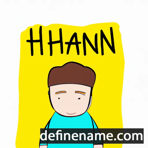 cartoon of the name Han