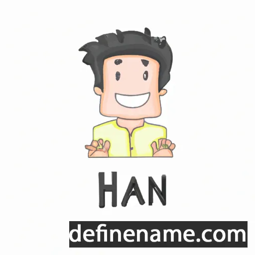 cartoon of the name Han