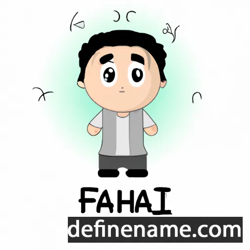 cartoon of the name Hanafi