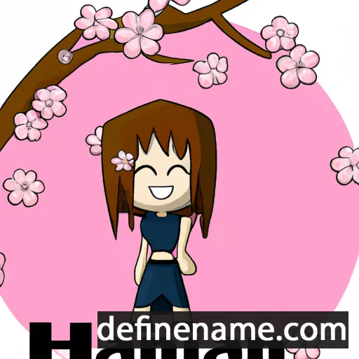 cartoon of the name Hanami