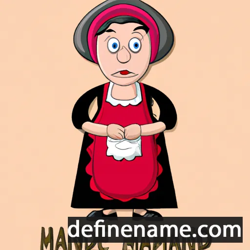 cartoon of the name Handmaid