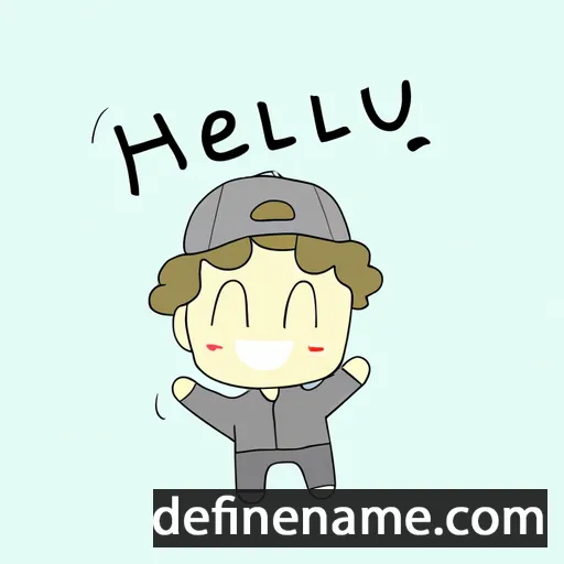 cartoon of the name Haneul-byeol