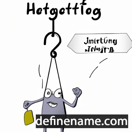 cartoon of the name Hangerjettle