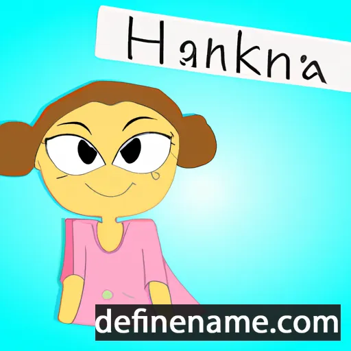 Hanika cartoon