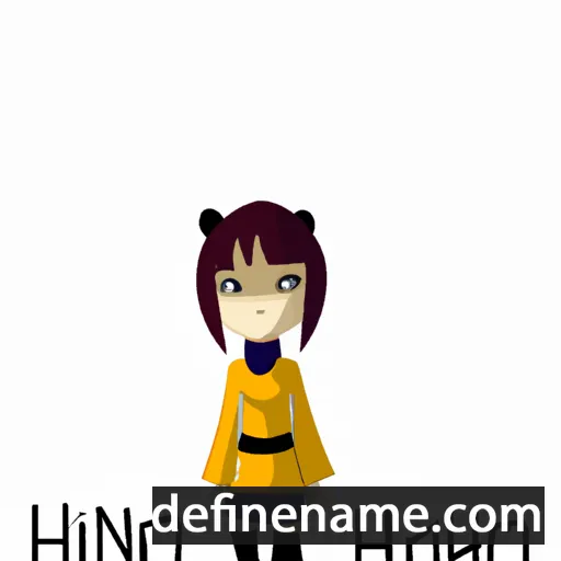 cartoon of the name Haniko