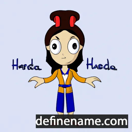 cartoon of the name Haninda