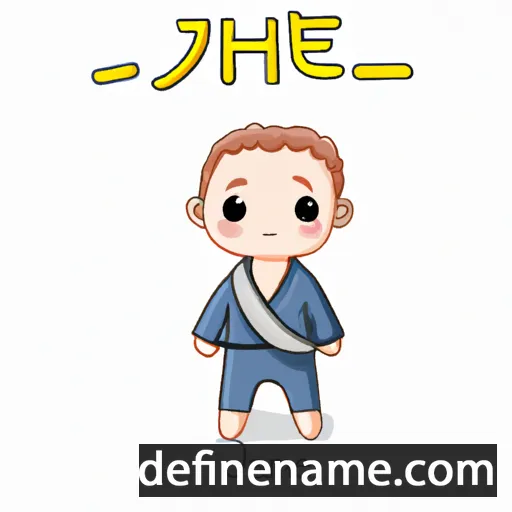 cartoon of the name Hanjae