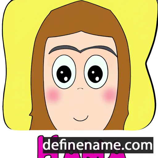 cartoon of the name Hanna