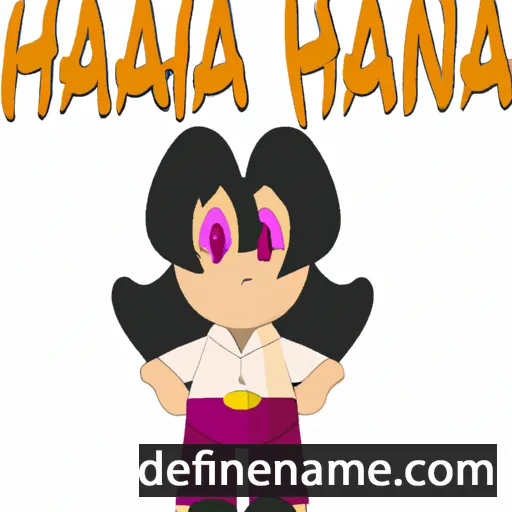 Hannacha cartoon