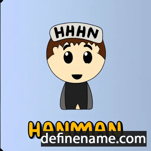 cartoon of the name Hannan