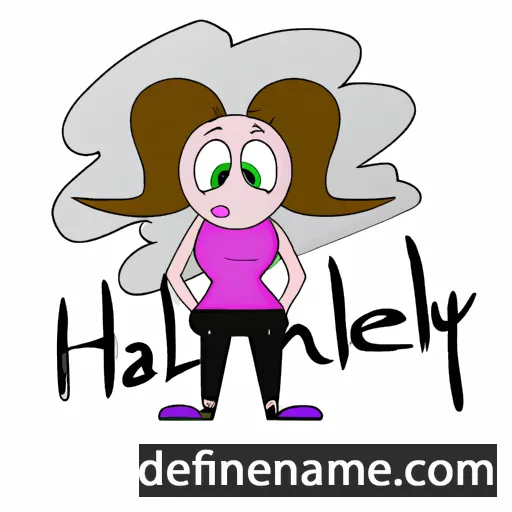 cartoon of the name Hannelly