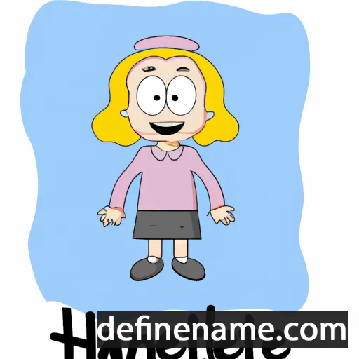 cartoon of the name Hannelotte