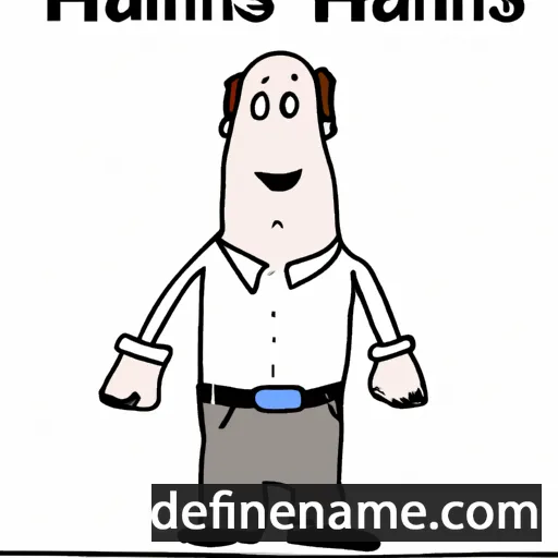 cartoon of the name Hanns