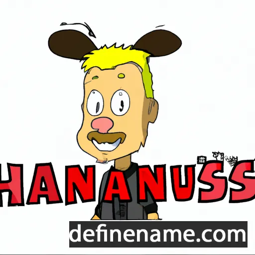 cartoon of the name Hannus