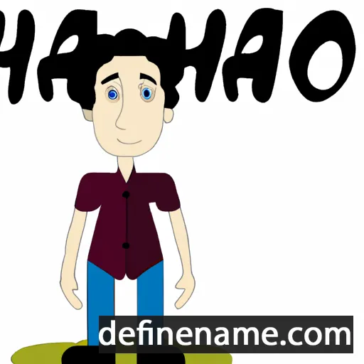 cartoon of the name Hanoch