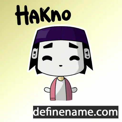 Hanoko cartoon